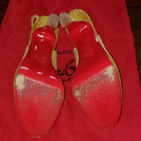 Christian Louboutin Mustard Yellow - Picture 5 of 6